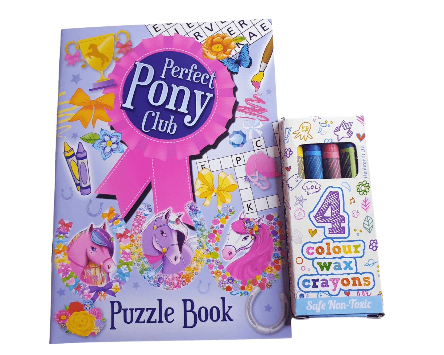 A6 Pony Puzzle Book & Wax Crayon