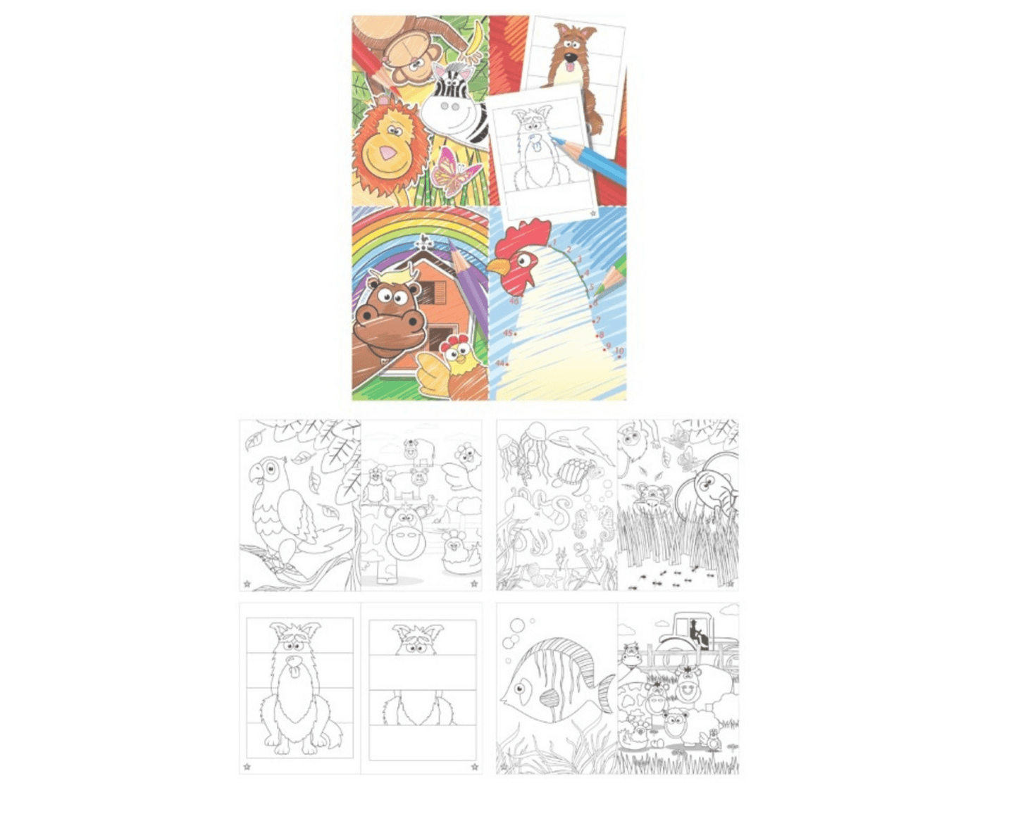 Animal Puzzle Book