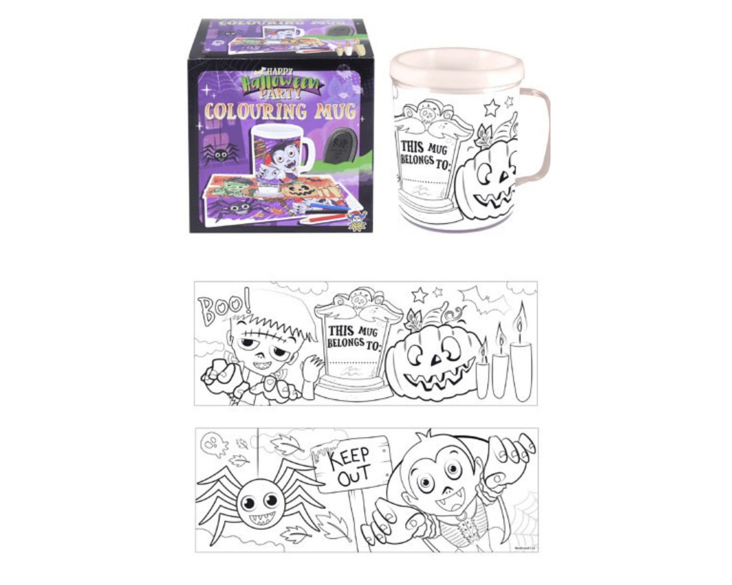 Halloween Colouring Mug