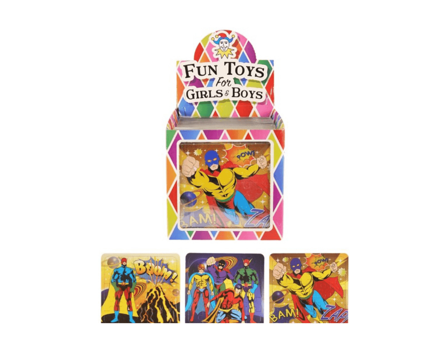 Superhero Jigsaw Puzzle 3 Assorted Design (Pack of 3)