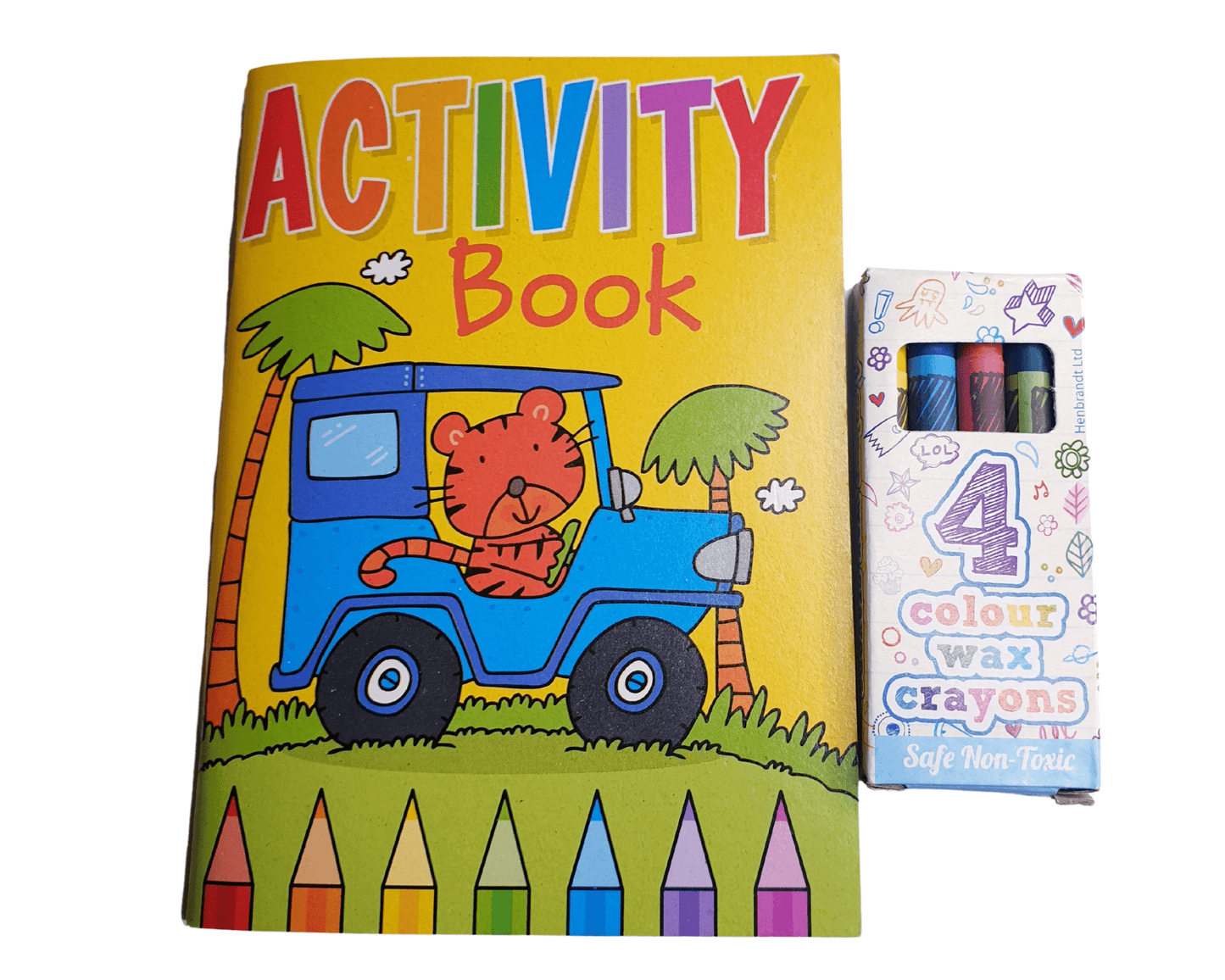A6 Activity  Book & Wax Crayon