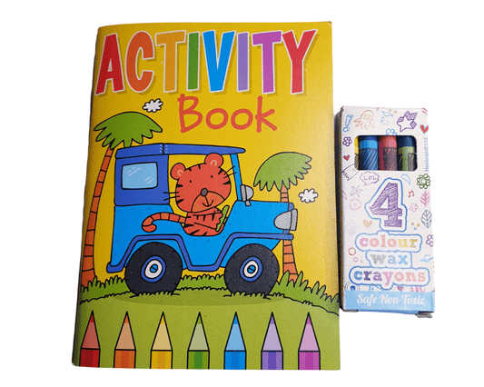 A6 Activity  Book & Wax Crayon