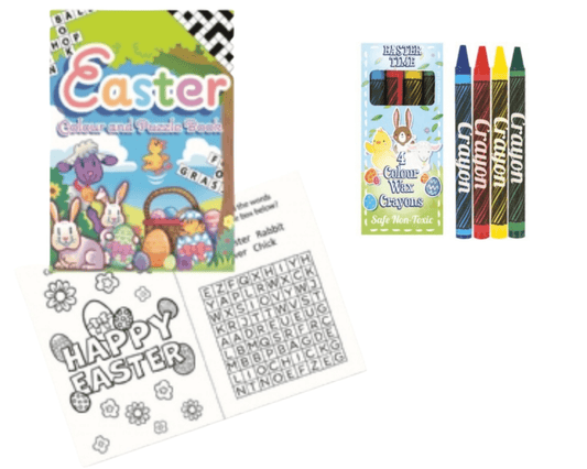 A6 Easter Puzzle Book & Wax Crayon