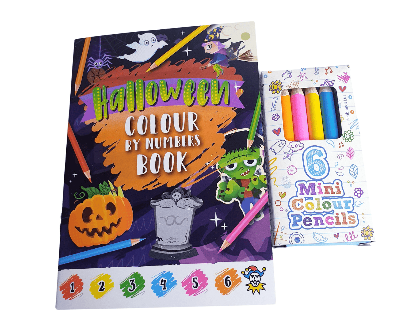 A6 Halloween Puzzle Book & Wax Crayon
