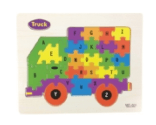 Alphabet Truck Wooden Puzzle