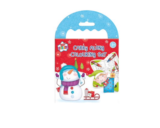 Christmas Carry Along Colouring Set