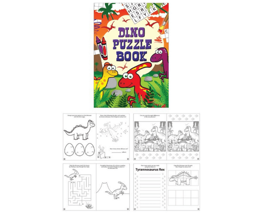 Dino Puzzle Book