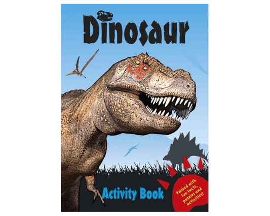 Dinosaur Activity Book Blue