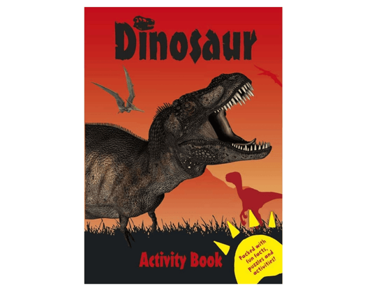 Dinosaur Activity Book Red