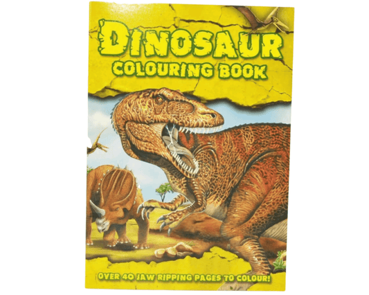Dinosaur Colouring Book Yellow