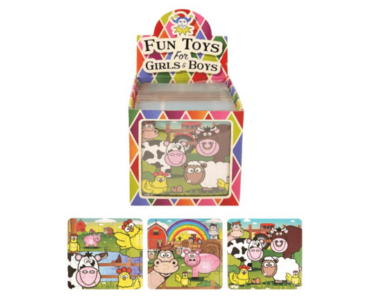 Farm Animals Jigsaw 3 Assorted Design (Pack of 3)