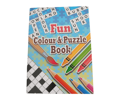 Fun Colour & Puzzle Book