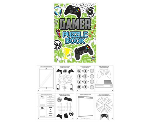 Gamer Puzzle Book