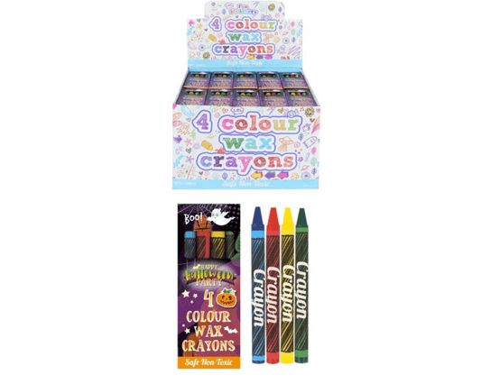 Halloween 4 Pieces Crayon