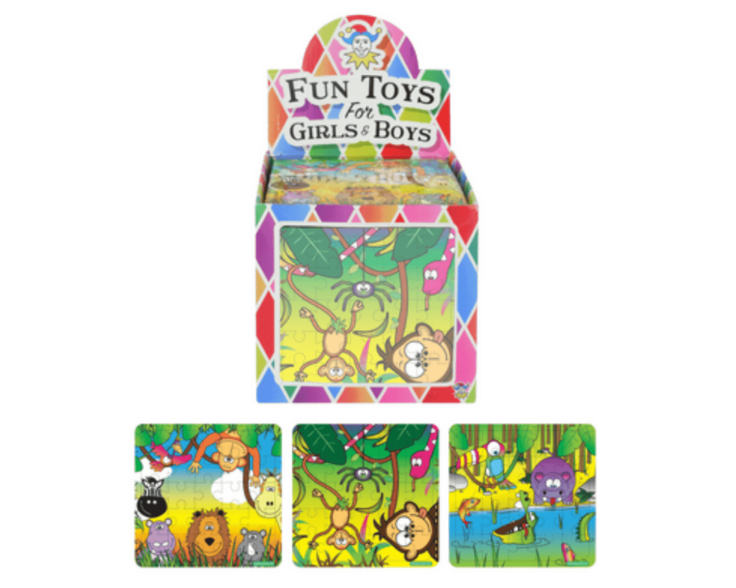 Jungle Jigsaw Puzzle 3 Assorted Design (Pack of 3)