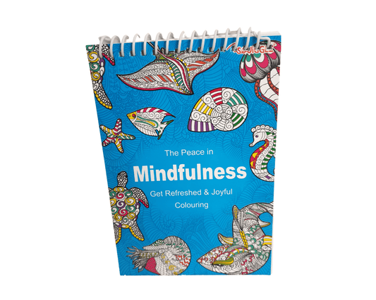 Mindfulness Blue Colouring