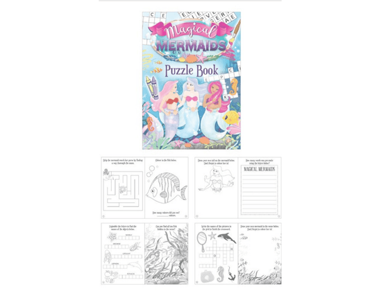 Mini Mermaid Puzzle Book