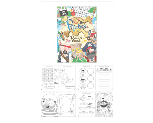 Mini Pirate Puzzle Book