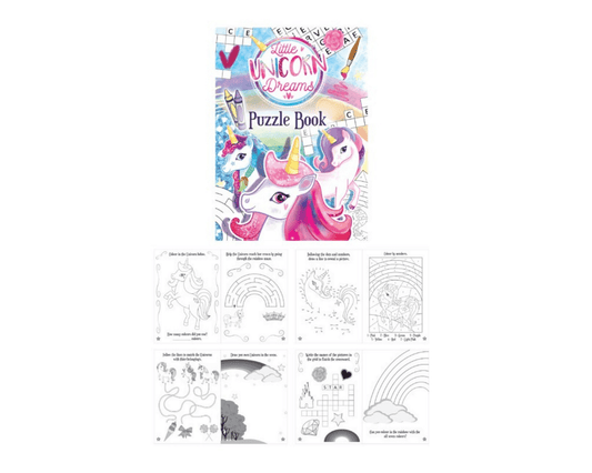 Mini Unicorn Puzzle Book