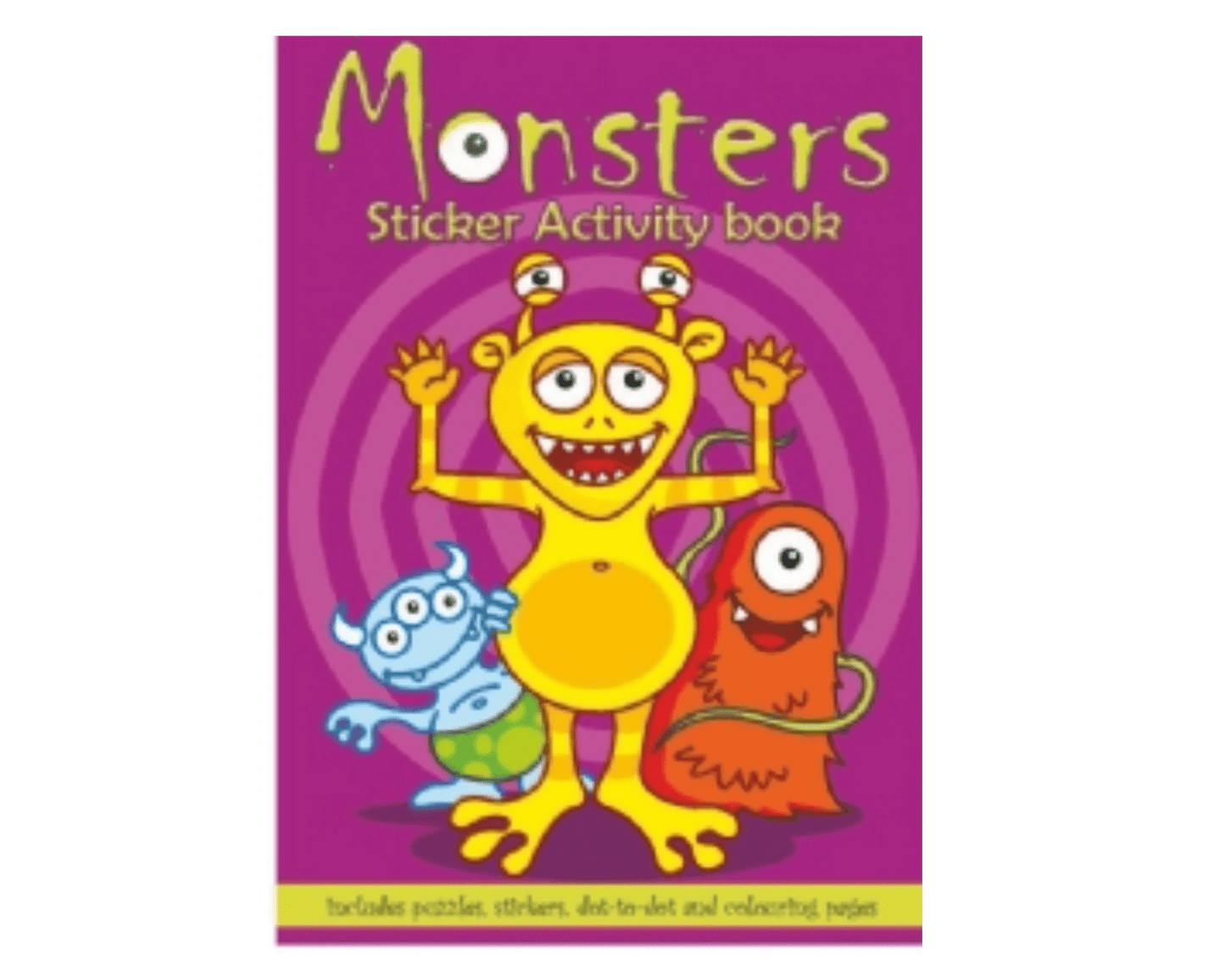 Monster Sticker Activity Book