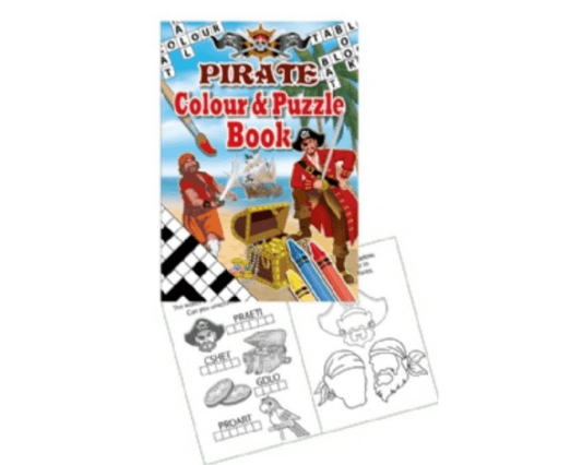 Pirate Colour & Puzzle Book