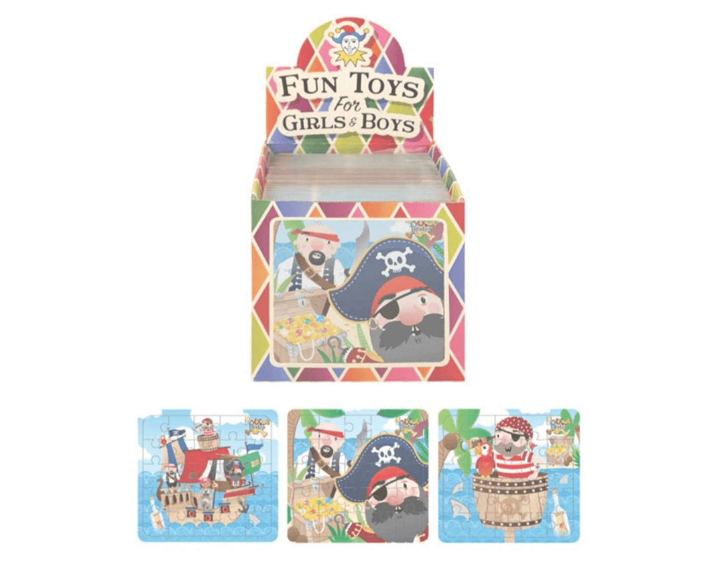 Pirate Jigsaw 3 Assorted Design (Pack of 3)