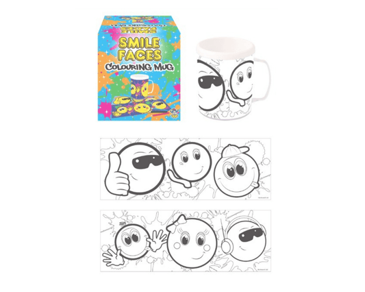 Smile Faces Colouring Mug