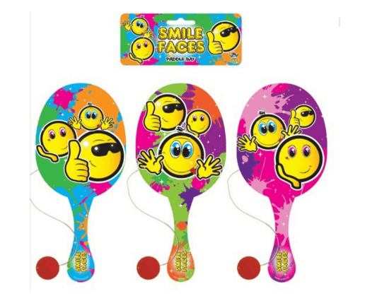 Smile Faces Paddle Bat
