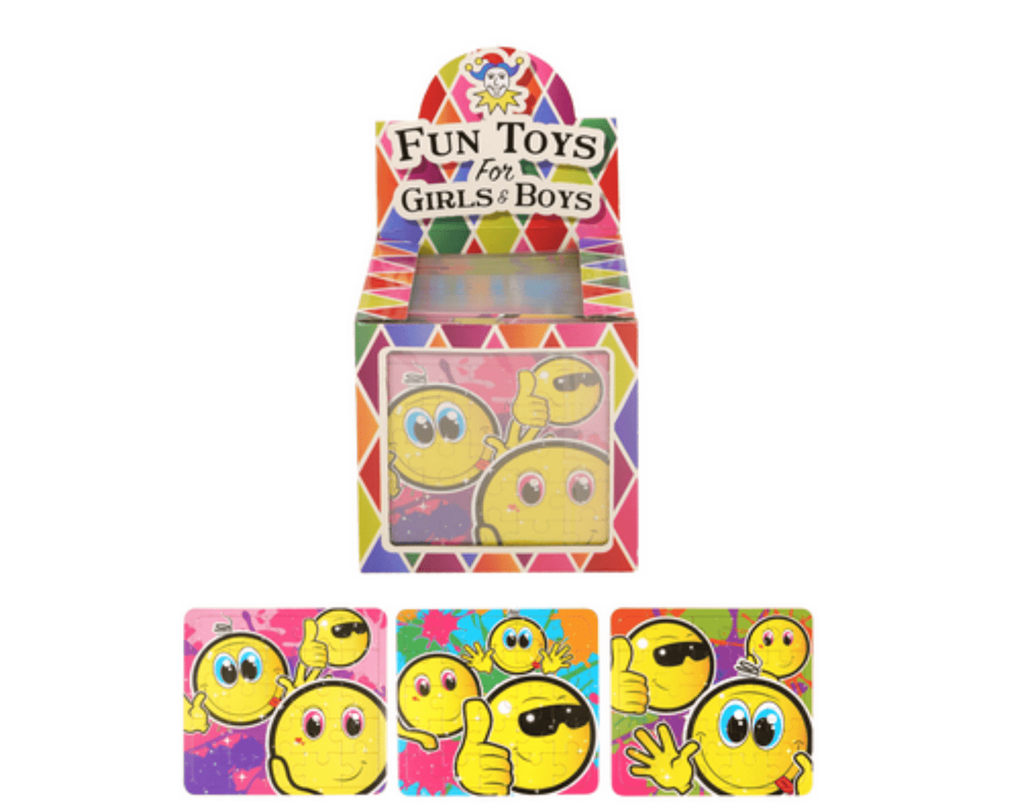 Smiley Face Jigsaw 3 Assorted Design (Pack of 3)