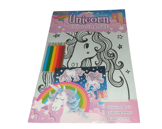 Unicorn Colouring Set