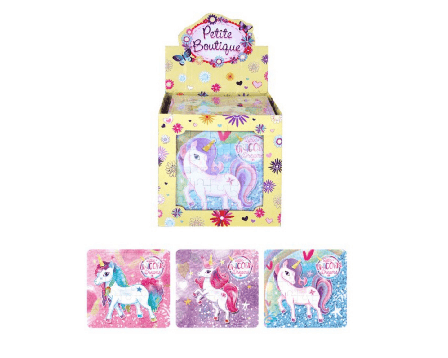 Unicorn Jigsaw 3 Assorted Design  (Pack of 3)