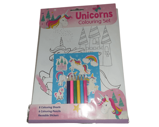 Unicorns Colouring Set