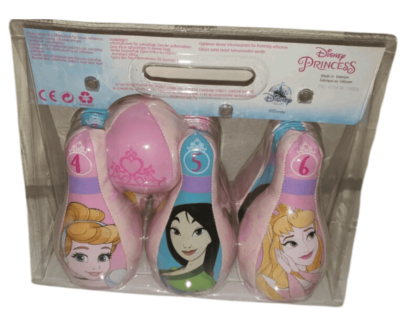 Disney Store Princess Bowling Set
